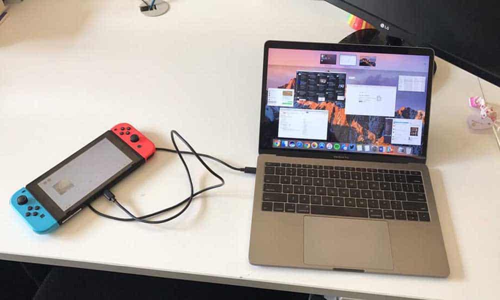 how to connect nintendo switch to laptop